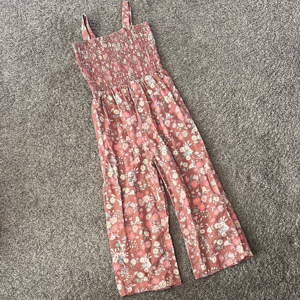 Floral Pink Jumpsuit